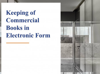 Keeping of Commercial Books in Electronic Form