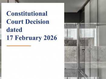 Constitutional Court Decision dated 17 February 2026